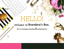 Tablet Screenshot of brandorasbox.com